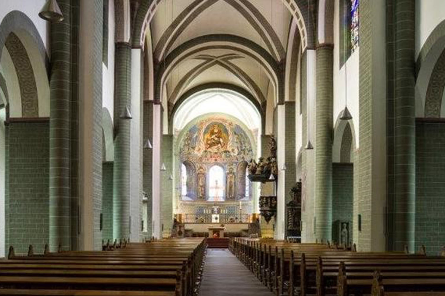 Die Innenansicht des Patrokli Dom in Soest